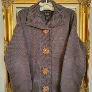 Pure Handknit cardigan sweater